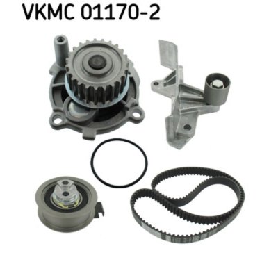 SKF Pompe &agrave; eau + kit de courroie de distribution  VKMC 01170-2