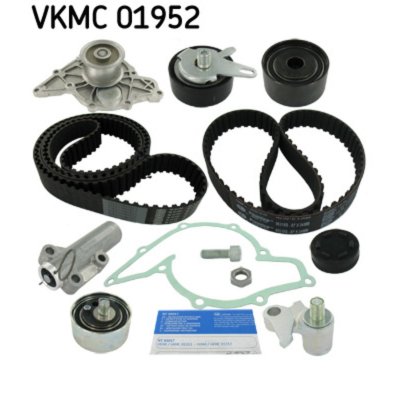 SKF Pompe &agrave; eau + kit de courroie de distribution  VKMC 01952
