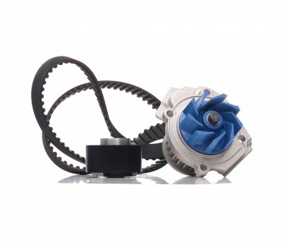 SKF Pompe &agrave; eau + kit de courroie de distribution  VKMC 02204-3