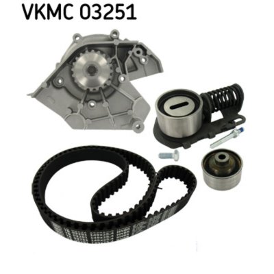 SKF Pompe &agrave; eau + kit de courroie de distribution  VKMC 03251
