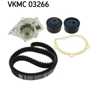 SKF Pompe &agrave; eau + kit de courroie de distribution  VKMC 03266