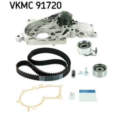 SKF Pompe &agrave; eau + kit de courroie de distribution  VKMC 91720