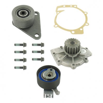 SKF Pompe &agrave; eau + kit de courroie de distribution VKMC 06605 