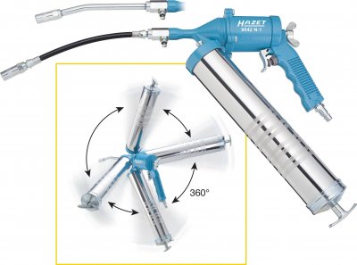 HAZET Pompe &agrave; graisse pneumatique  9042N-1 6.3 bar 1 pc(s) A607151