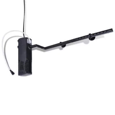VIDAXL Pompe de filtration d'aquarium avec charbon actif 800 L/h 