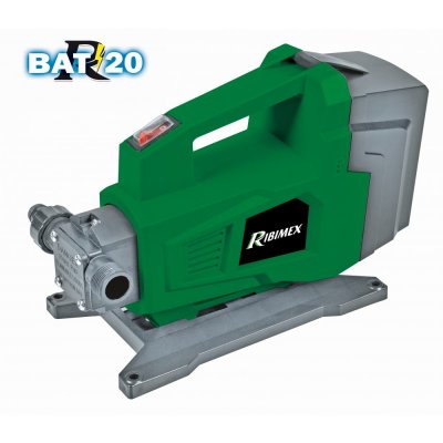 RIBIMEX Pompe de surface R-bat20 avec batterie 20 volts 2 amp&egrave;res et chargeur