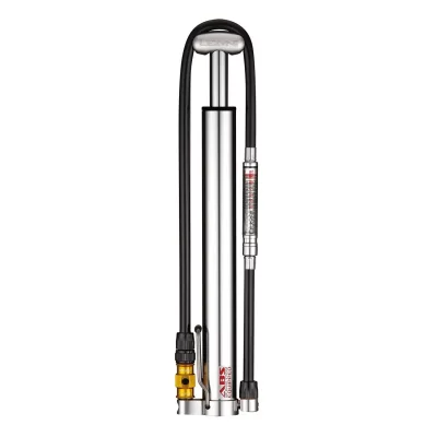 LEZYNE Pompe  Micro Floor Drive HV - Argent} - With Gauge}, Argent}