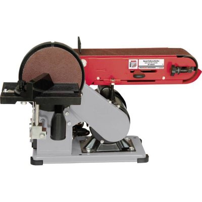 HOLZMANN Ponceuse &agrave; bande et &agrave; disque assiette meleuse 350W  BT46EC0