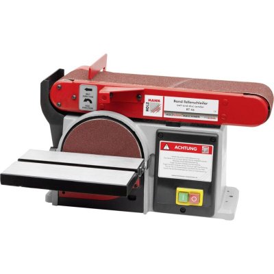 HOLZMANN Ponceuse &agrave; bande et &agrave; disque Maschinen BT46_230V 250 W 150 mm