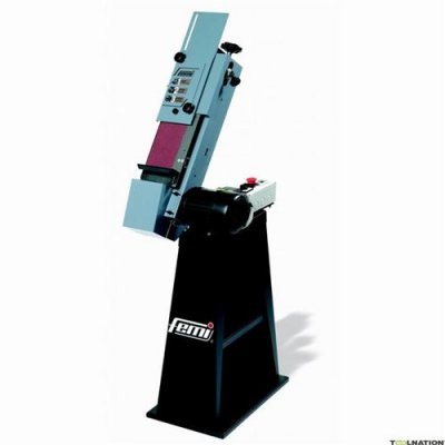 FEMI Ponceuse &agrave; bande industrielle avec socle - Triphas&eacute; 1600W Bande 120 x 1750 mm - 8266232
