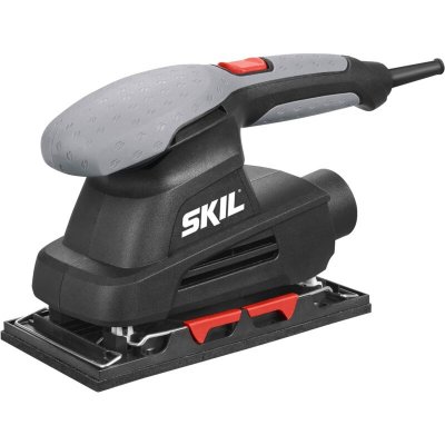 SKIL Ponceuse orbitale 7338 aa, ponceuse 160 w, avec 3 feuilles abrasives - 