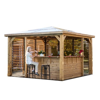 HABRITA Pool House En Bois Massif  - La Pool House