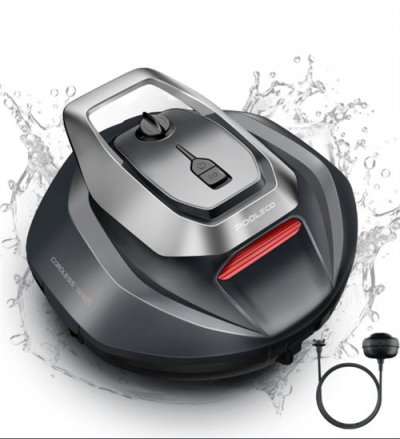 ULTENIC Pooleco 10 - Robot aspirateur de piscine sans fil - aspiration puissante - dure jusqu'&agrave; 90 minutes 