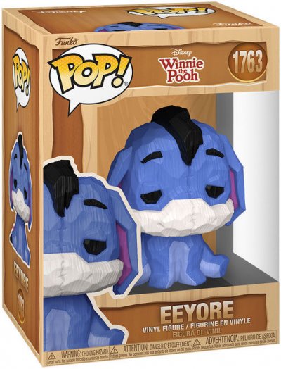 FUNKO POP Disney : Winnie l'ourson - Bourriquet (effet bois sculpt&eacute;)