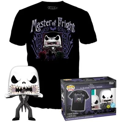 FUNKO Pop Et Tee - L'etrange Noel De Mr Jack - Jack Skellington - Taille L