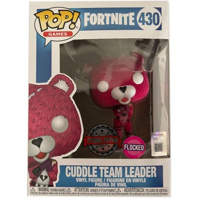 FUNKO POP  Fortnite 430 Cuddle Team Leader Flocked (no Sticker)