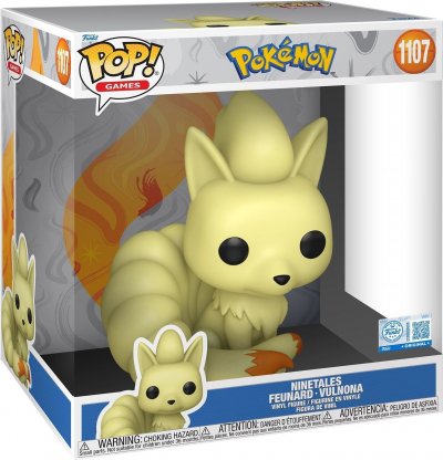 FUNKO Pop! Games Ninetales Jumbo Vinyle 25 cm Figurine 1107