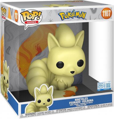 FUNKO Pop! Games Ninetales Jumbo Vinyle 25 cm Figurine 1107