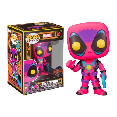 POP ! Marvel 801 Blacklight - Deadpool Blacklight Special Edition