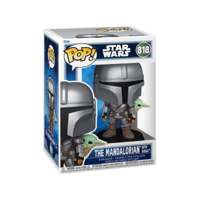 FUNKO POP Star Wars: Mandalorian & Grogu - Mandalorian avec Grogu