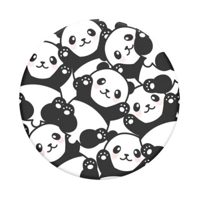 POPSOCKETS  Grip  Pandamonium Blanc et Noir - 0842978139425