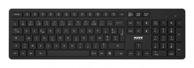 PORT DESIGNS  900904-FR clavier AZERTY Fran&ccedil;ais Noir