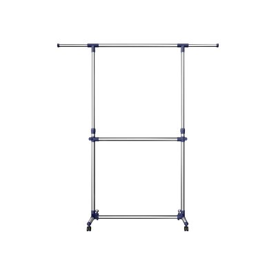 Portant &agrave; v&ecirc;tements 2 Barres r&eacute;glable LLR41L SONGMICS&reg;