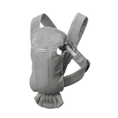 BABYBJORN Porte b&eacute;b&eacute; Mini tissu Mesh 3D gris BabyBj&ouml;rn
