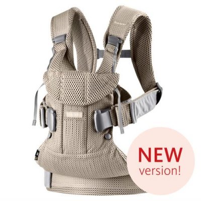 BABYBJORN Porte-b&eacute;b&eacute; One Air tissu Mesh 3D beige BabyBj&ouml;rn