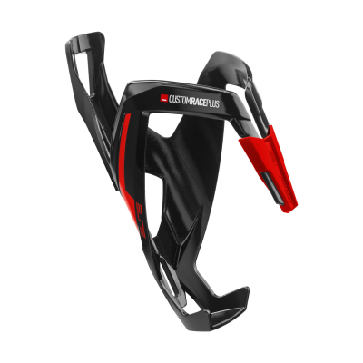ELITE Porte-bidon  Custom Race Plus Skin noir brillant rouge