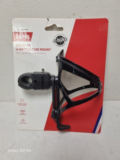 ZEFAL Porte bidon sur cintre ou tige de selle Z&eacute;fal Cage Mount r&eacute;sine noir