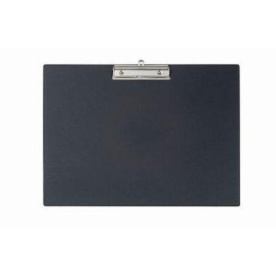 MAUL Porte-bloc &agrave; pince rev&eacute;tu plastique a3 &agrave; litalienne noir  2336790