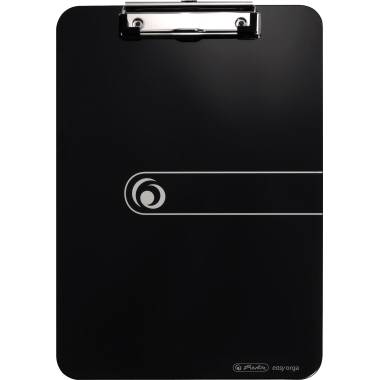 MANUTAN Porte-bloc Easy Orga To Go A4 Noir Opaque