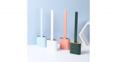 MANUTAN Porte-brosse et brosse de toilette - kit de nettoyage