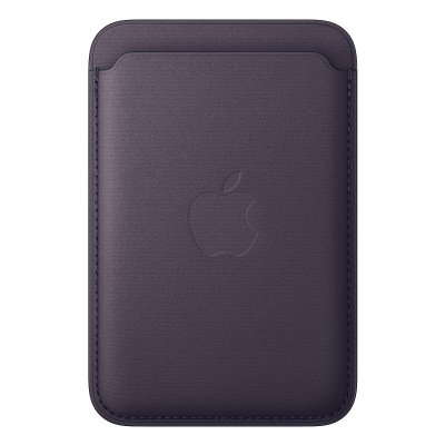 APPLE Porte-cartes en tissage fin pour iPhone avec MagSafe - Violet nuit