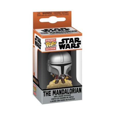 FUNK Porte-cl&eacute;s o Pop! - Star Wars - Mandalorian - Mando W/blaster 