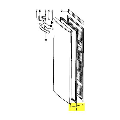 FAGOR Porte Congelateur Brandt Ul2210 Pour Congelateur  - 43x8659