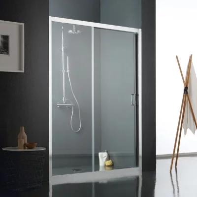 KIAMAMI VALENTINA Porte de douche en niche de 110 cm verre transparent