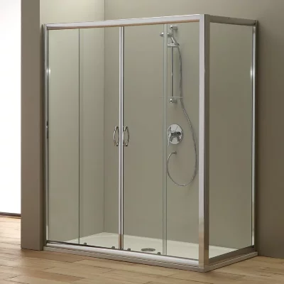 KIAMAMI VALENTINA Porte de douche -  - Giada - 170 cm - Verre tremp&eacute; - Coulissante
