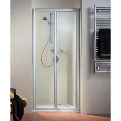 SCHULTE Porte de douche pliante 80 cm blanc,  Phoenix