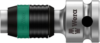 WERA Porte-embouts avec mandrin de serrage rapide 3/8'', Long. : 44 mm