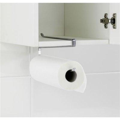 Porte essuie-tout pour buffet de cuisine - 31 x 1 x 11 - Argent