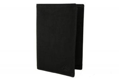 KATANA Porte-feuille  cuir de Vachette souple gras K 653019 - Noir