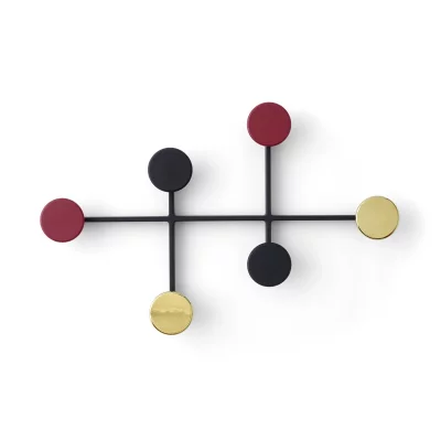 AUDO Porte-manteau Afteroom Coat Hanger - noir/ Laiton - Largeur 34 cm