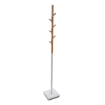 Porte manteau bois blanc bambou berlin 18790704