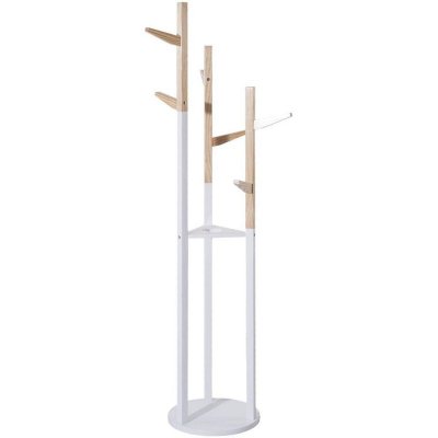 Porte-Manteau Enfant Blanc en Bois - Atmosphera cr&eacute;ateur d'int&eacute;rieur