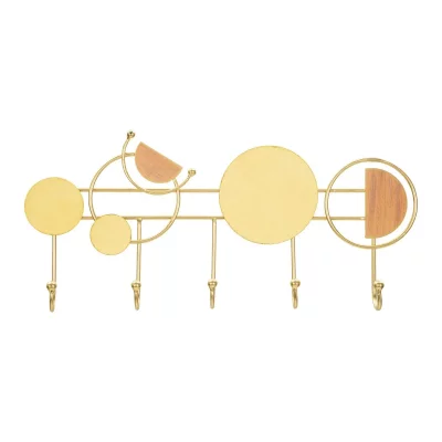 MAURO FERRETTI Porte-manteau mural en m&eacute;tal multicolore, 47 x 5 x 22 cm