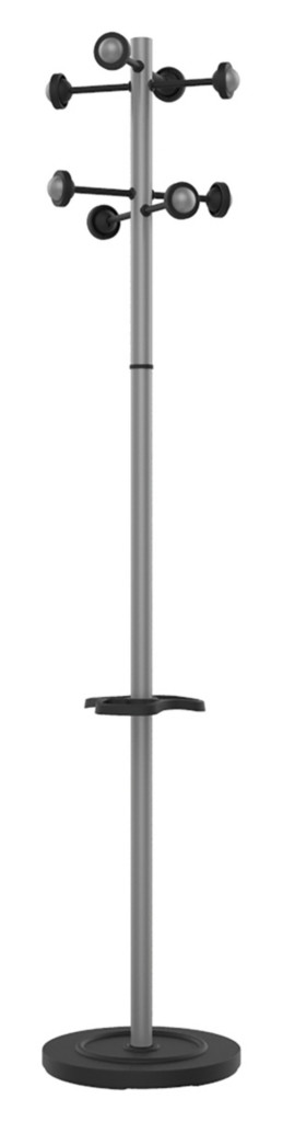 UNILUX Porte Manteaux Avec Porte Parapluie R&eacute;glable - Accueil - Gris