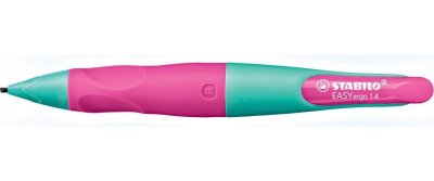 GENERIQUE Porte-mine ergonomique - STABILO EASYergo 1.4 - 1 stylo + 3 mines HB - Droitier - rose/vert