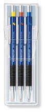 STAEDTLER Porte-mines en m&eacute;tal &agrave; canon droit  Bleu